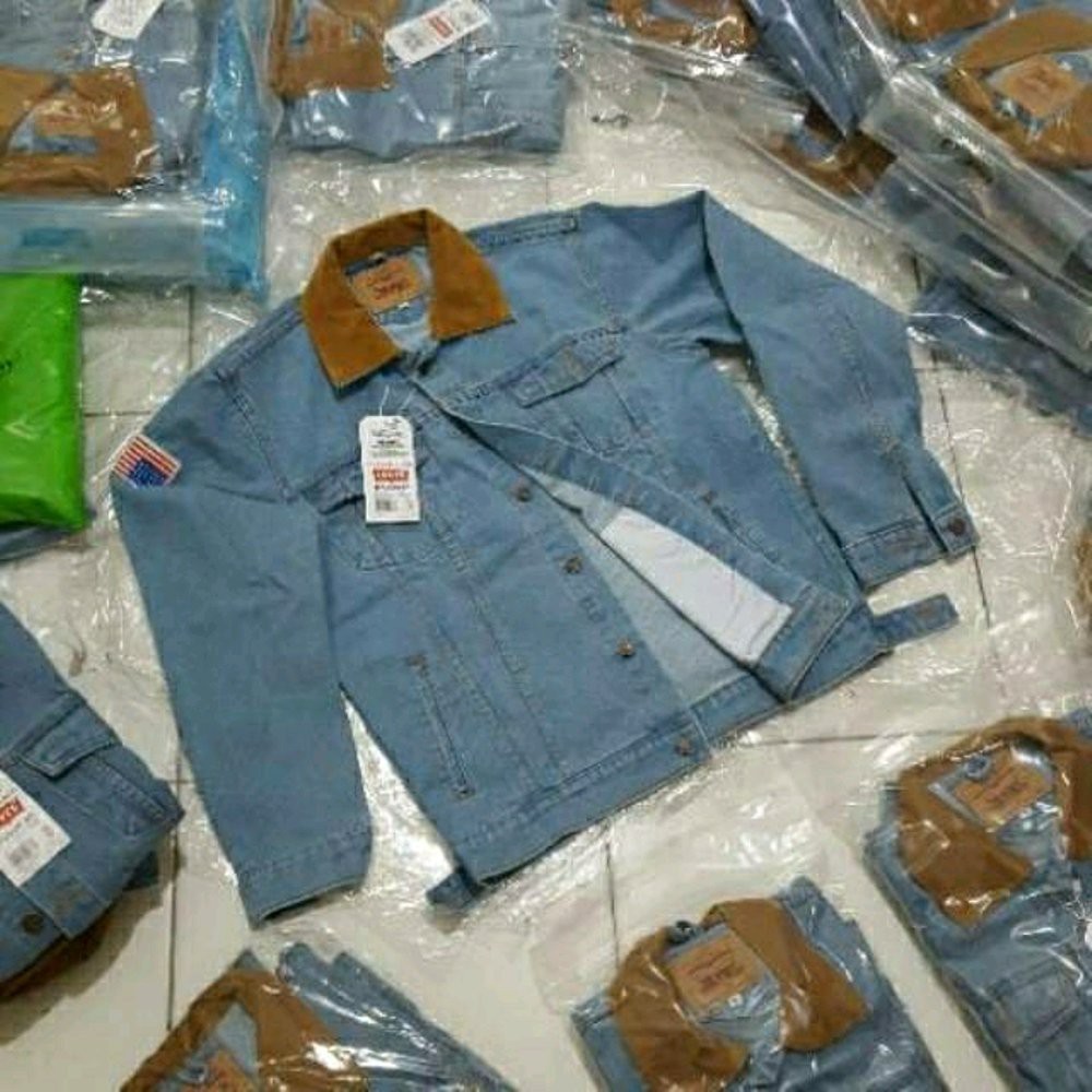 TERKEREN jaket jeans levis dilan Jaket Kekinian