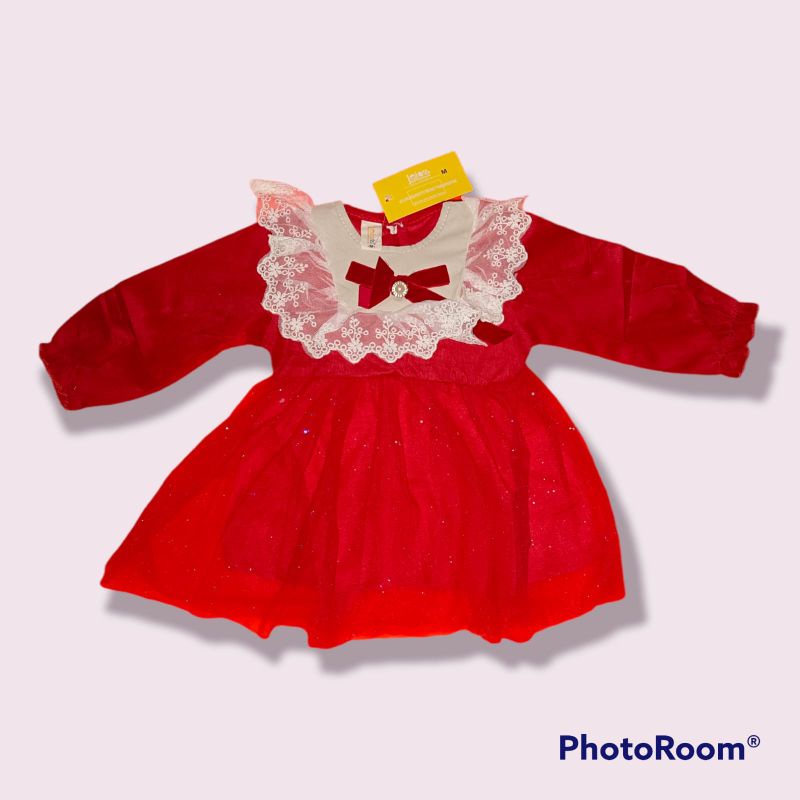 DRESS BAYI | DRESS ANAK 1 TAHUN | BAJU ANAK PEREMPUAN | BAJU BAYI PEREMPUAN
