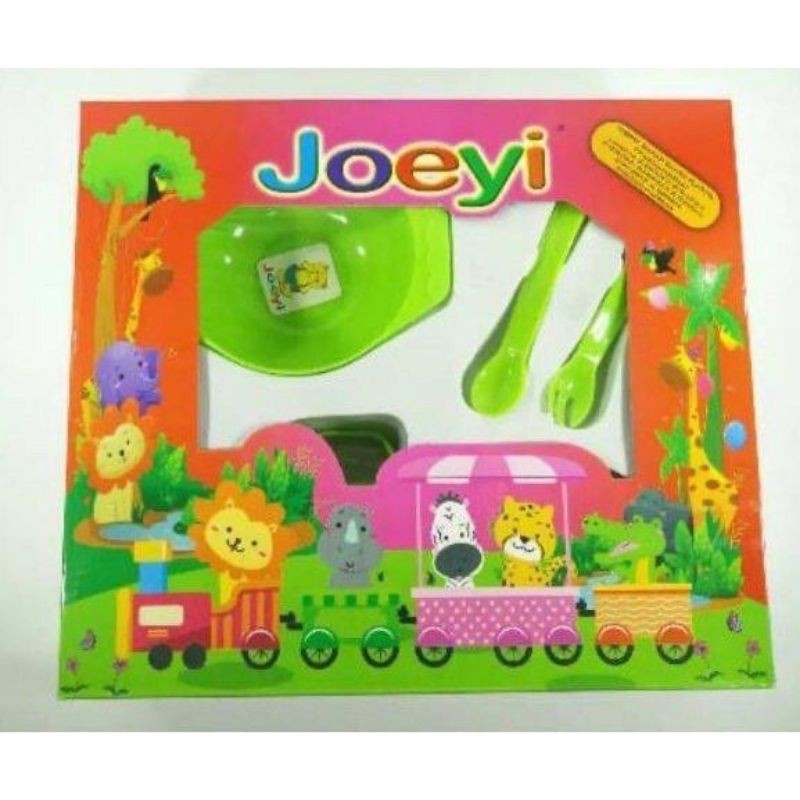 JOEYI-FEEDING SET MAKAN BAYI JOEYI KECIL-TEMPAT MAKAN BAYI MURAH-PAKET KADO BAYI KOMPLIT