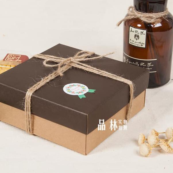 

▌▌▌ box kotak brown vintage PERSEGI packaging kado gift box packing murah