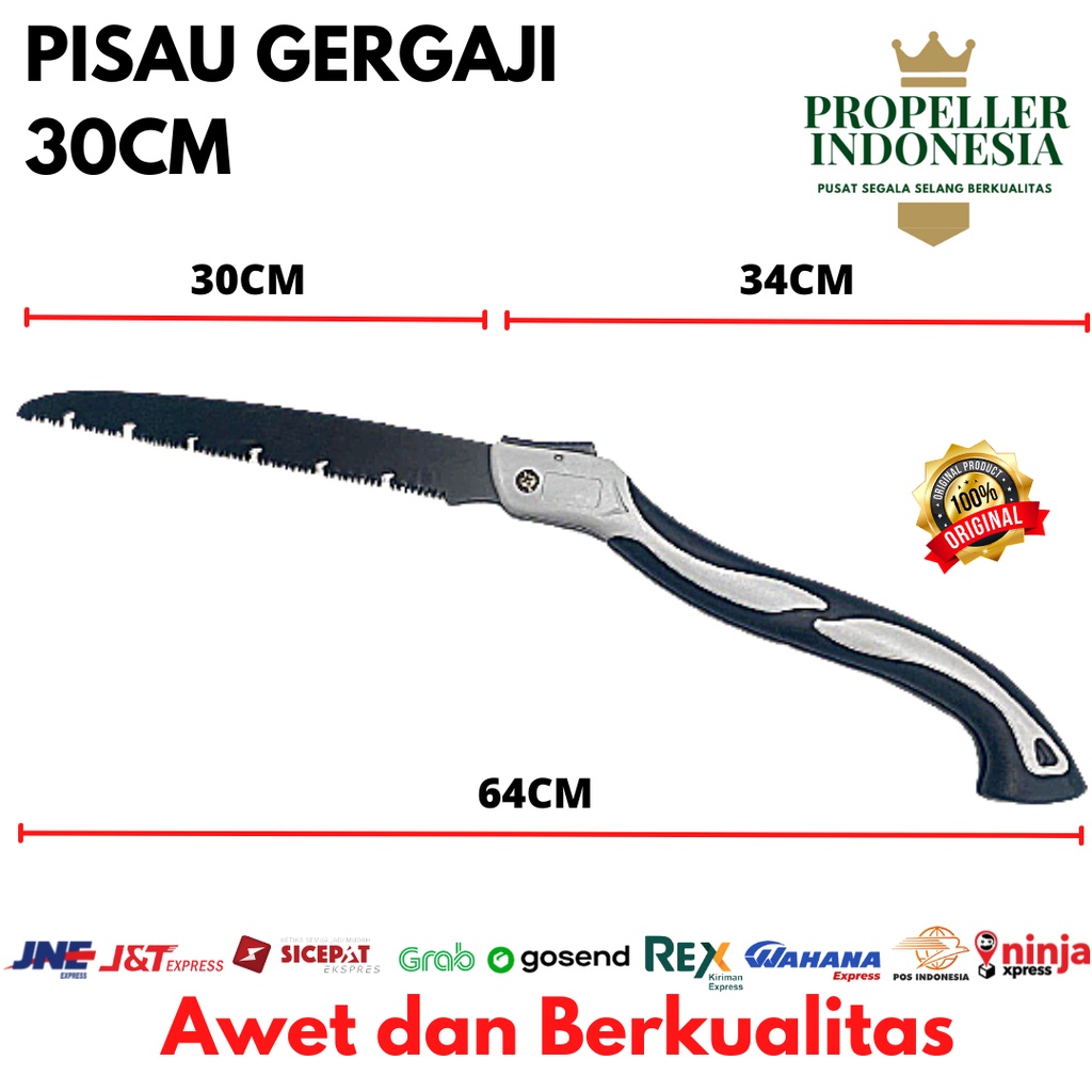 Pisau Lipat Gergaji Kayu Perkakas Mata Pisau 180mm 210mm 250mm 300mm-30cm / 300mm