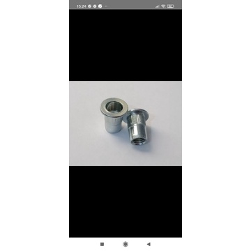 Nutsert M6-Bibir Tebal-Steel-Rivet Nut-Mur Tanam Insert