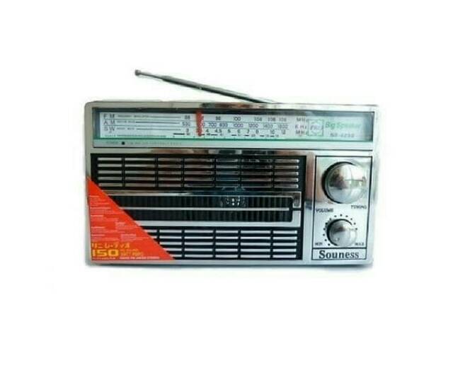 Souness Radio Portable SNI-4250 Am Fm Model Jadul Klasik