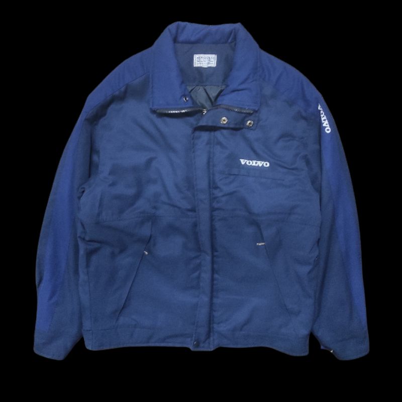 JAKET UNIFORM WORK JACKET MOBIL TRUCK BUS BIS VINTAGE RETRO KLASIK VOLVO CLUB BUSMANIA TRUCKMANIA OR