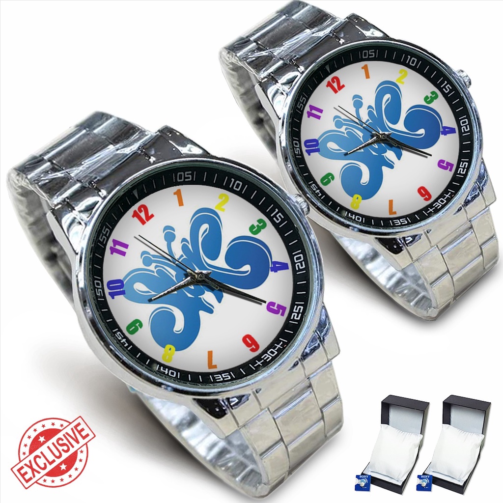 Jam Tangan Rantai Couple SLANK Motif 19