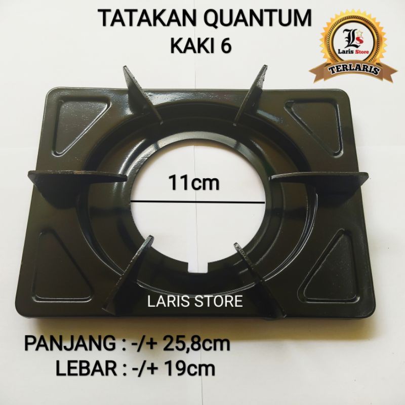 Tatakan Dudukan Kompor Gas Quantum Kaki 6