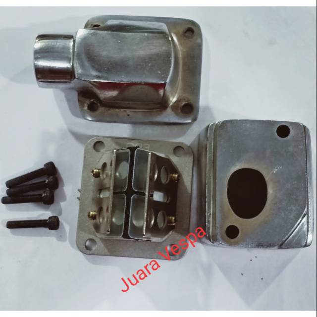 Intake Manipol Vespa Model susun Komplit Membran RXZ