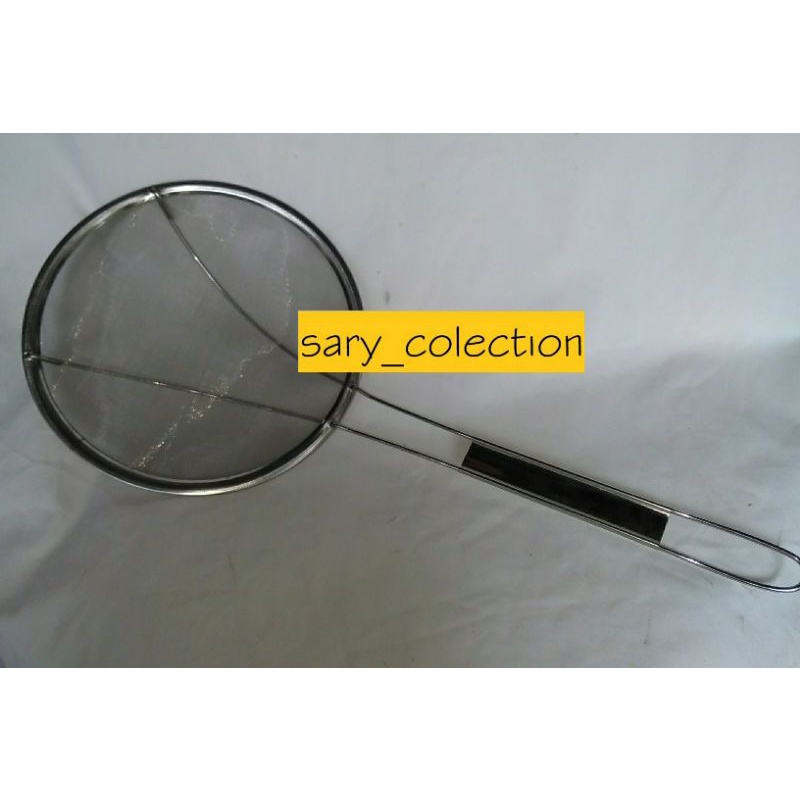 Saringan minyak goreng stainless halus 20 cm