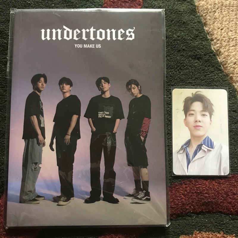 lookbook undertones day6 sealed & dowoon shootme photocard