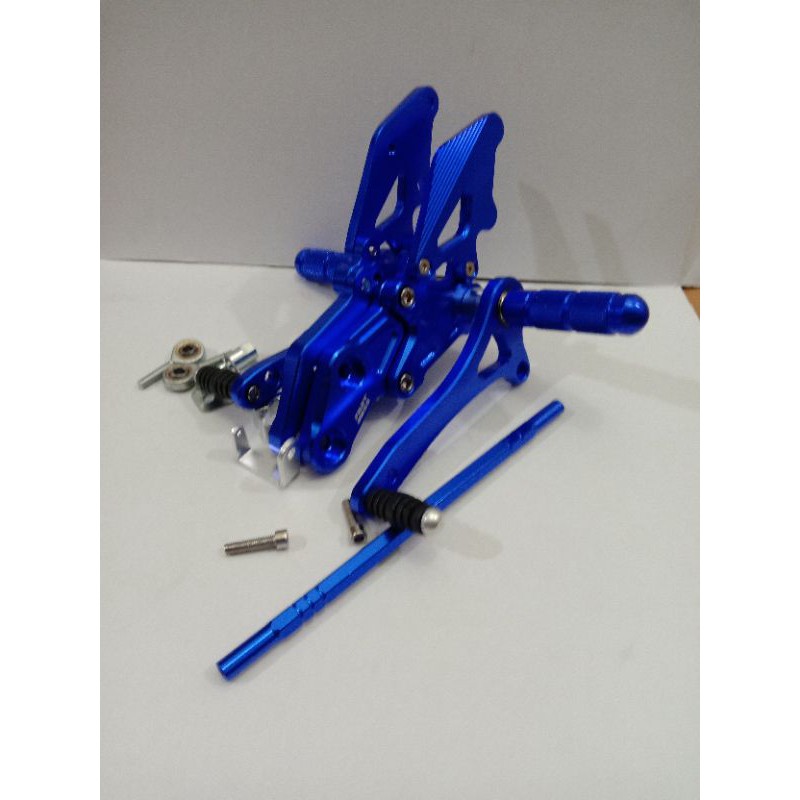 FOOTSTEP UNDERBON VIXION BIRU FASBIKER CNC FOOTSTEP UNDERBON MOTOR YAMAHA VIXION NEW VIXION NEW