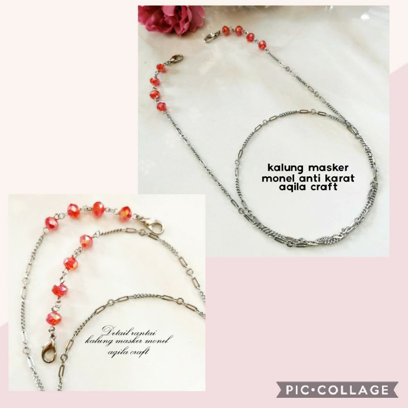 KALUNG MASKER - STRAP MASKER - TALI MASKER KRISTAL CEKO- KALUNG GANTUNGAN MASKER