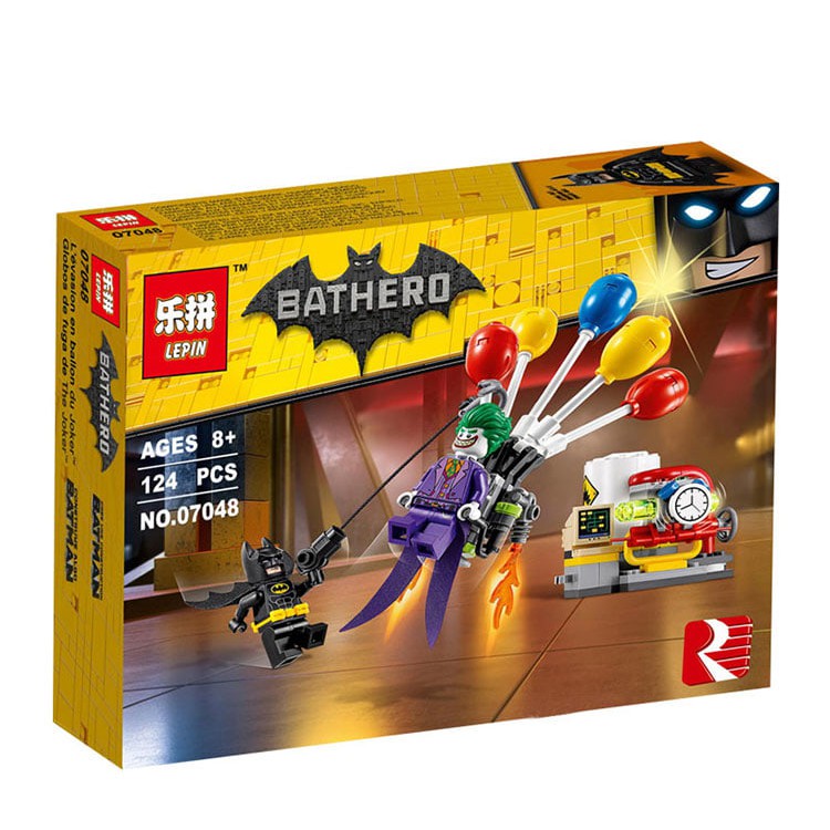 Brick Lepin 07048 Batman Movie Series The Joker Balloon Escape