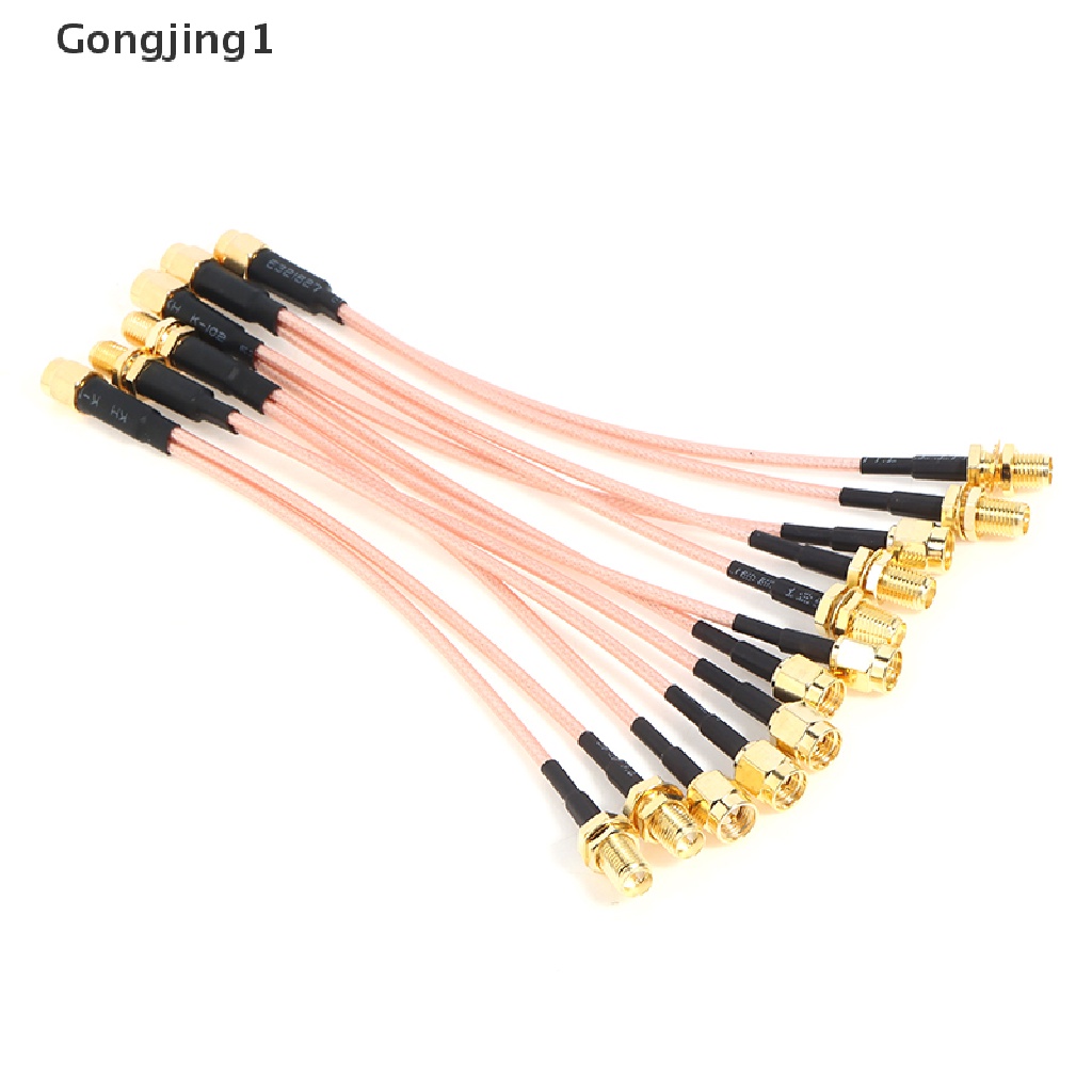 Gongjing1 Kabel Jumper Splitter SMA Ke 2 SMA Male Female Bentuk Y