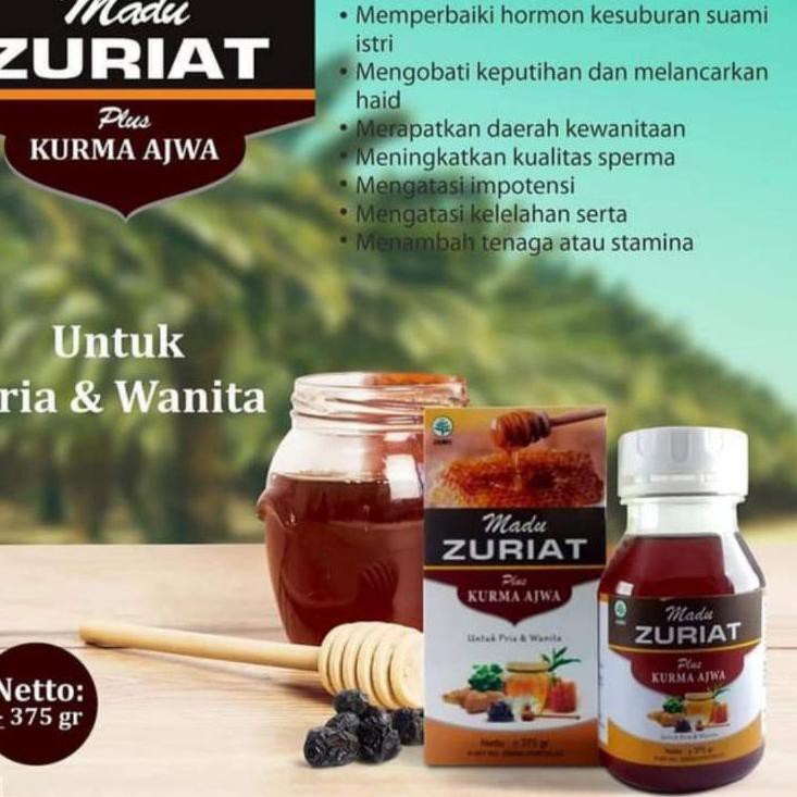 

[LANGSUNG DARI PABRIK] Madu Zuriat Promil Plus Kurma Ajwa | Madu Promil