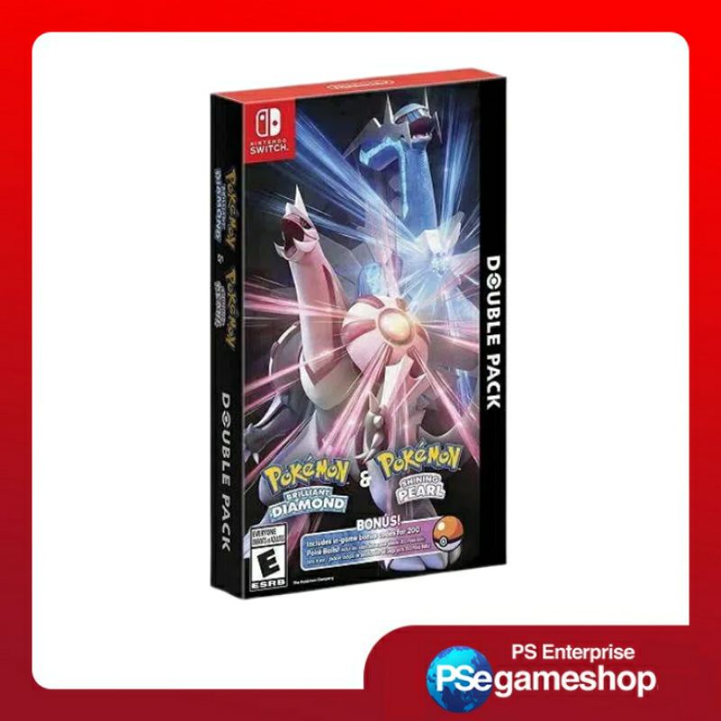 Switch Pokemon Brilliant Diamond &amp; Pokemon Shining Pearl Double Pack (Mde/English)