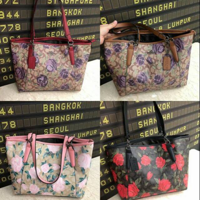 Coach Tote Flower