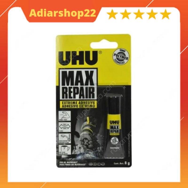 

lem uhu perekat multifungsi max repair 8g