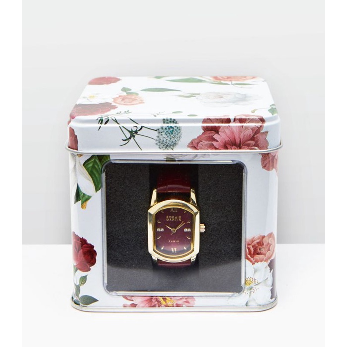 JAM TANGAN SOPHIE MARTIN PARIS JAM TANGAN WANITA SHOPIE MARTIN PARIS JAM HYPE MAROON SOPHIE MARTIN