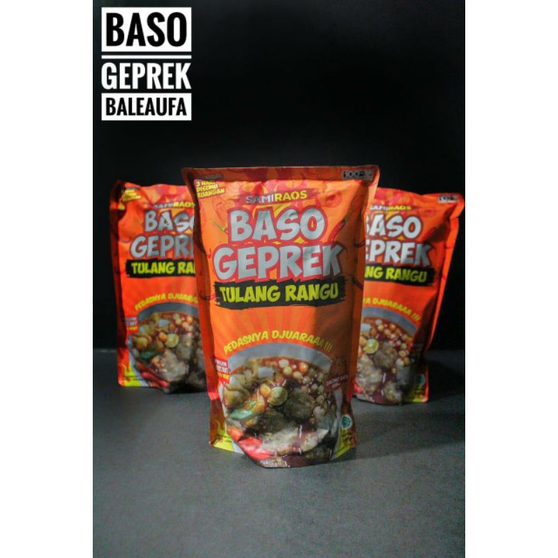 

Bakso geprek tulang rangu