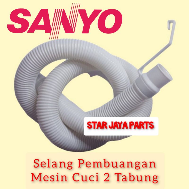 Selang Pembuangan Mesin Cuci Sanyo Aqua 2 Tabung