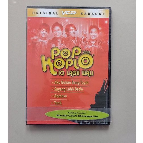 VCD KARAOKE POP KOPLO 10 LAGU WALI VOL.1