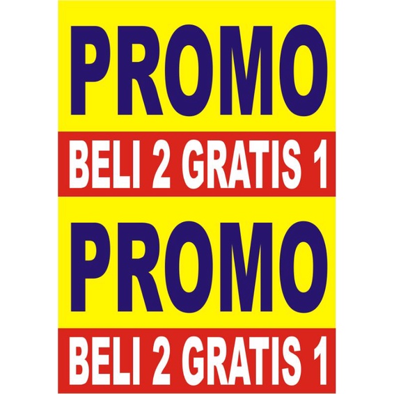 

Tulisan Promo Laminating / Kertas Tulisan Promo