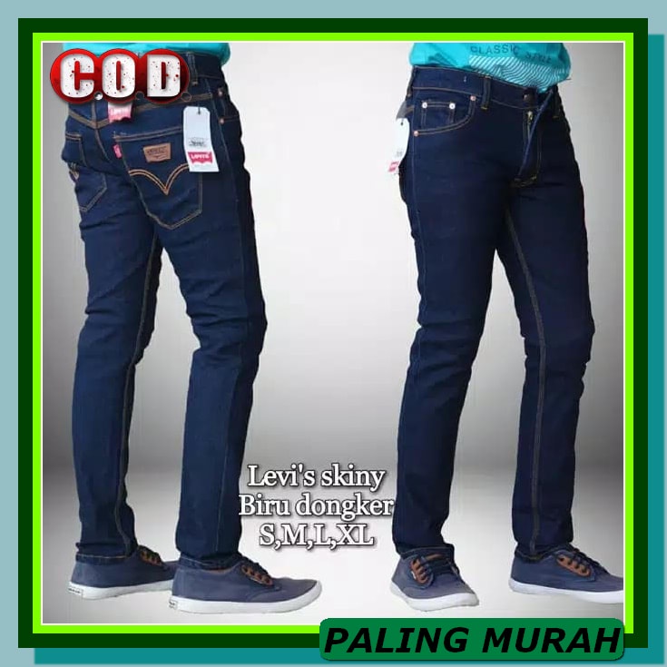 Celana Jeans Cod Panjang Keren Pria Dewasa Slimfit Jean Laki Levi LX204 Celana Jeans Levis Pensil/