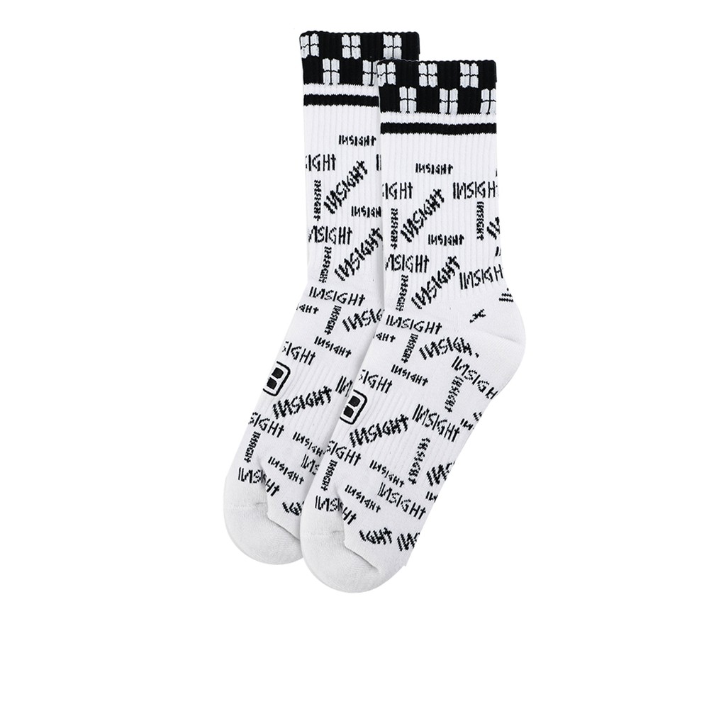 Insight Kaos Kaki Putih B Wordy Sock IS119111-WHT Planet Surf