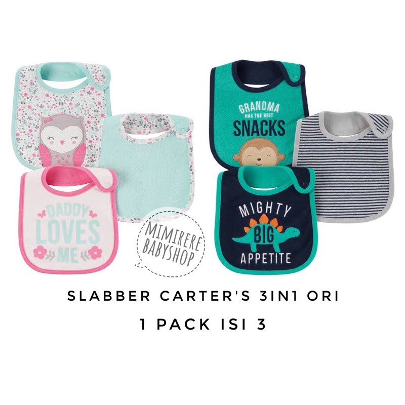 Slabber 3in1 Ori Catell Love SNI / Celemek Bayi 3in1