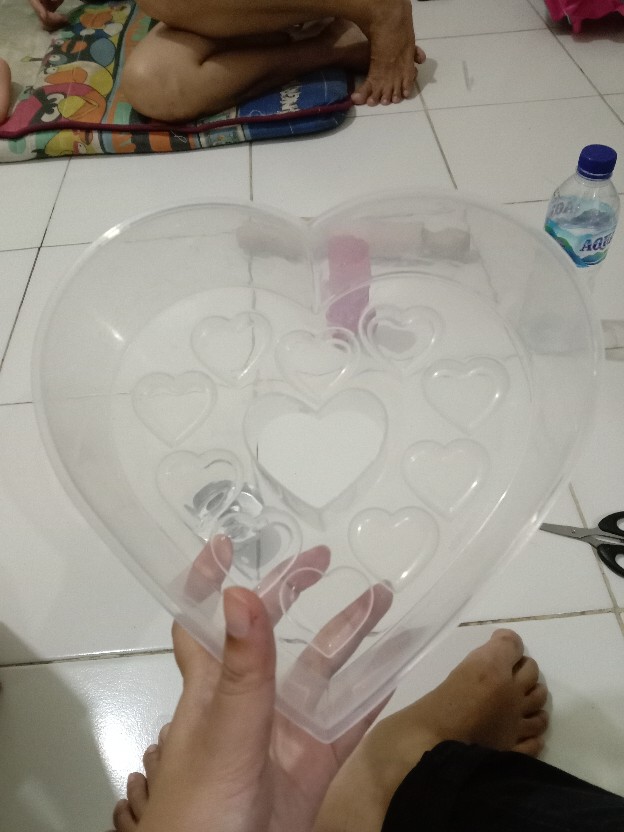 Cetakan Puding Bentuk Hati Ukuran Sedang