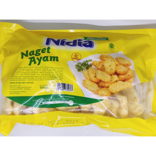 

Nidia Naget Ayam 500gr