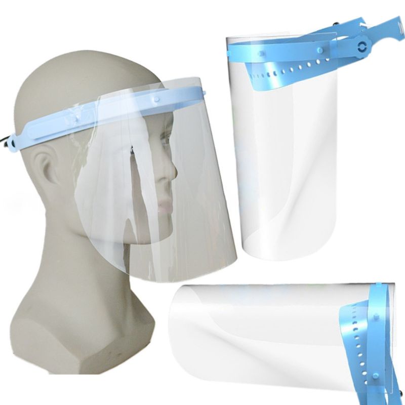 Zzz Transparan Anti Droplet Dust-proof Disposable Outdoor Pelindung Flip-up Covering Visor Shield