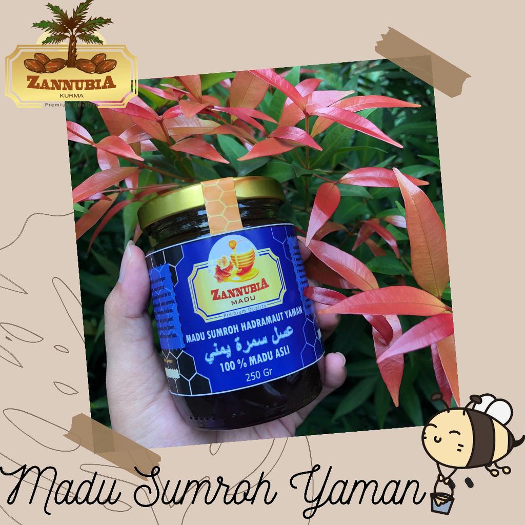 

MADU SUMROH HADRAMAUT YAMAN 250GR ZANNUBIA KURMA - HALAL BERKHASIAT BERMANFAAT SEHAT MADU ASLI