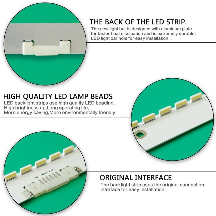 BACKLIGHT TV LED SAMSUNG 40 INC UA 40ES5500 40ES6100 UA40ES5500 UA40ES6100 40ES LAMPU BL SMS STRIP STRIPS LIDI UA-40ES5500 UA-40ES6100 56K 40IN 40INCH 40INC SAMSUNG