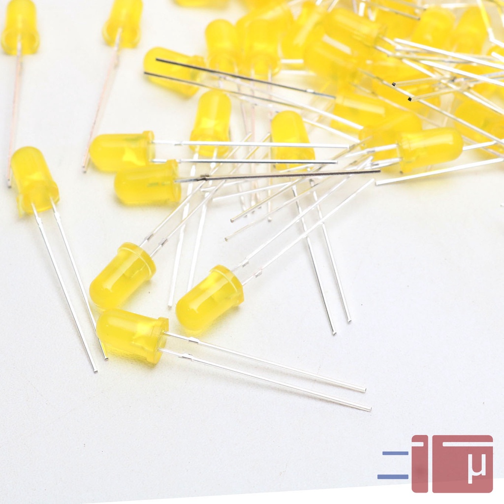 x10 Led 5mm Kuning Diffused Untuk Indikator