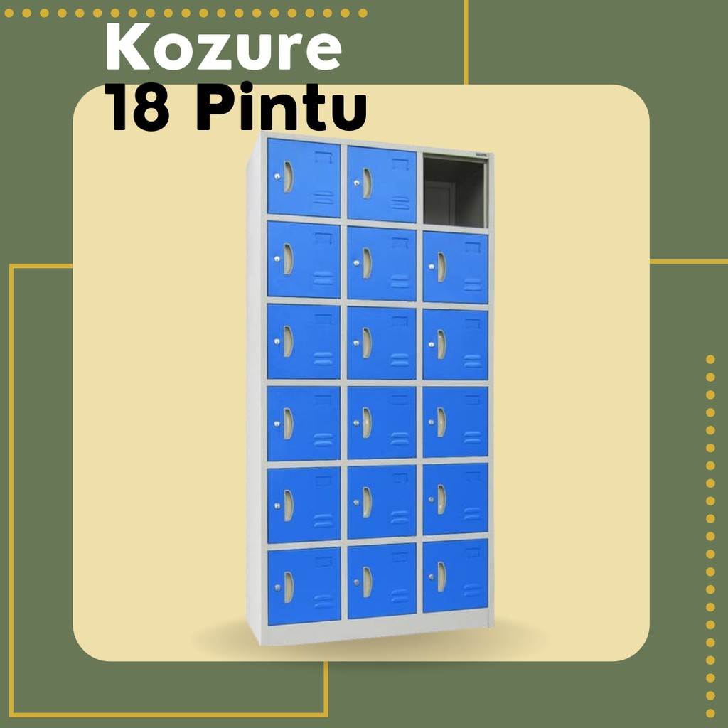Loker Besi 18 Pintu KOZURE