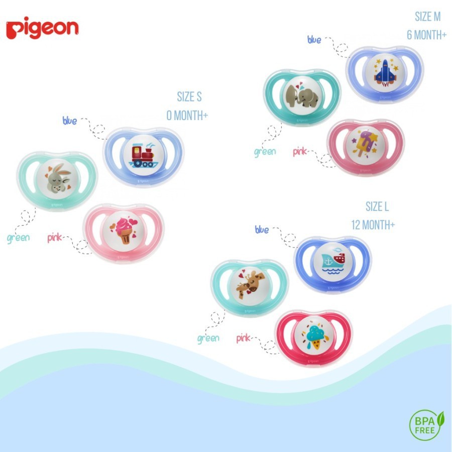 Pigeon Minilight Pacifier / Empeng Bayi 1pc