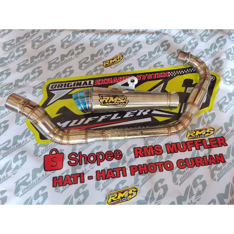 Knalpot RMS Muffler Keong jumbo Megapro tiger CB GL Tiger Vixion Scorpio z bukan dsm bbs rcb