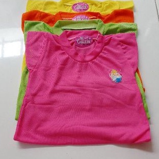 Baju kaos anak laki laki dan perempuan baju sehari hari adem menyerap keringat kaos anak murah