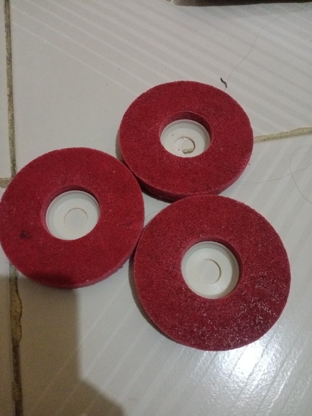 Gtek Mata Gerinda Poles Stainless Non Woven 4 No 120 Merah