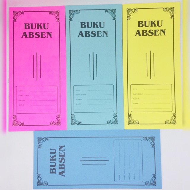 Jual BUKU ABSEN ABSENSI SISWA / BUKU NILAI SISWA | Shopee Indonesia