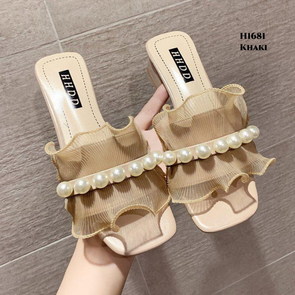 PRF  High Heels Ruffled Pearl Korea H1681