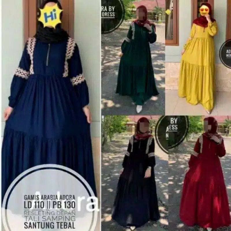 GAMIS ARABIAN TURKEY / BAJU GAMIS ARABIAN / BAJU MUSLIM WANITA / DRESS MUSLIM WANITA / GAMIS ARAB AD