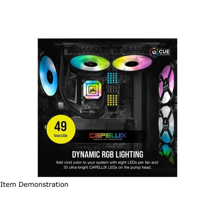 Corsair iCUE H115i ELITE CAPELLIX Liquid CPU Cooler RGB 280mm