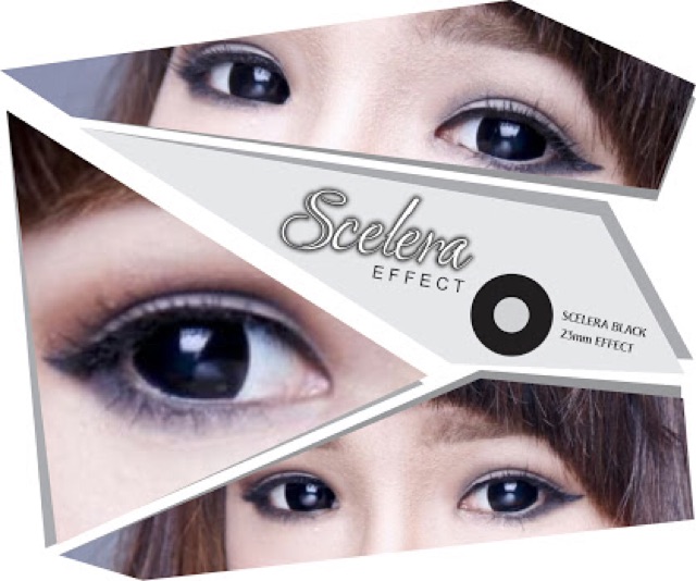 Scelera black &amp; scelera choco softlens