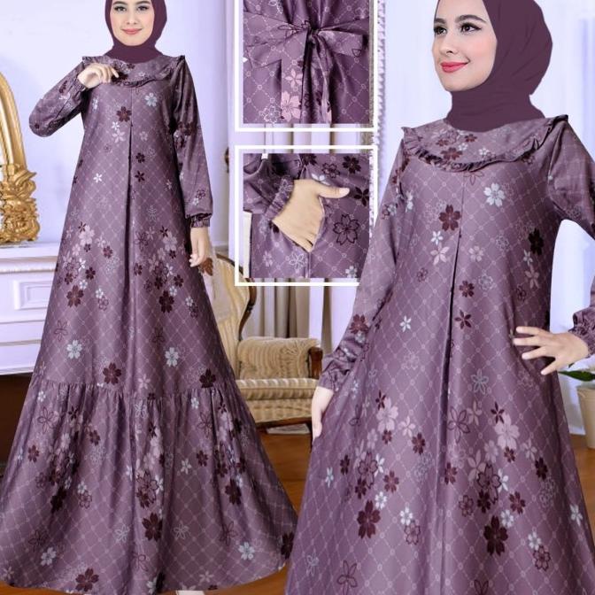 gamis dior silk premium terbaru