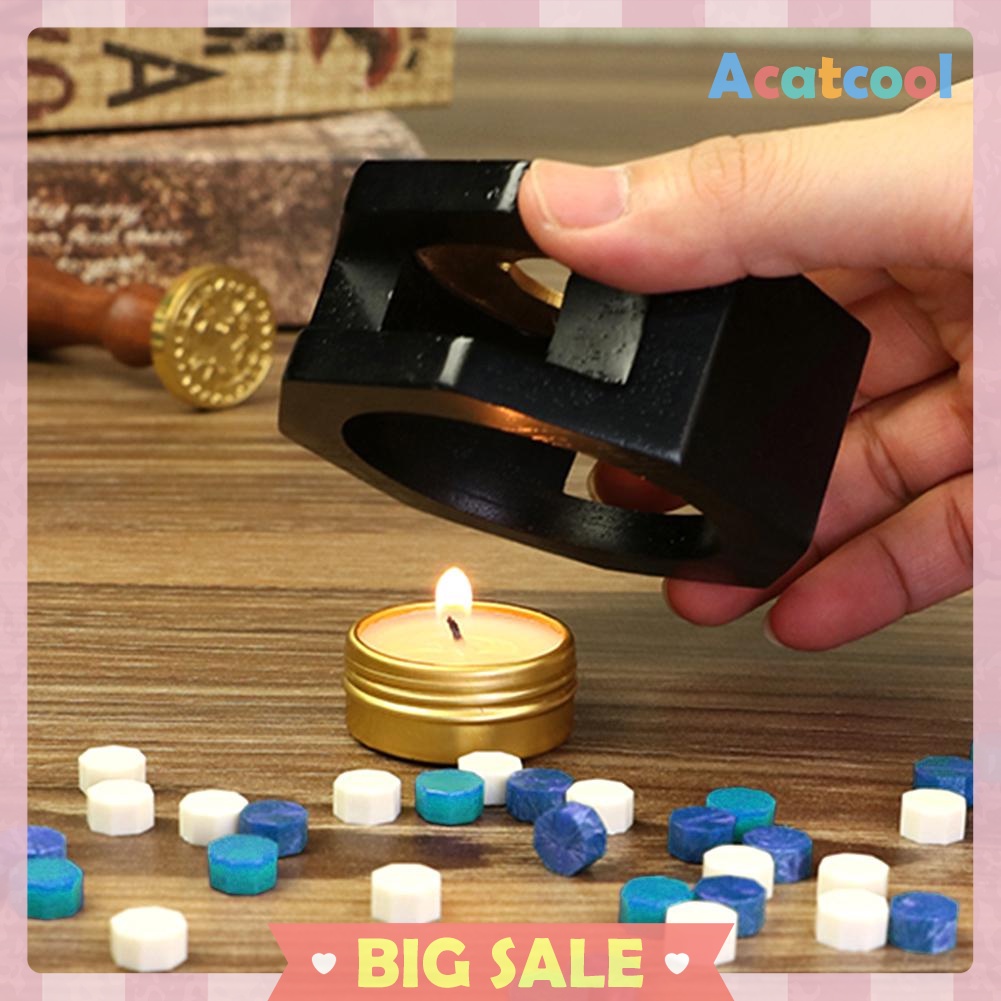 100pcs Vintage Octagon Wax Seal Stamp Tablet Pill Bead for Wedding Envelope