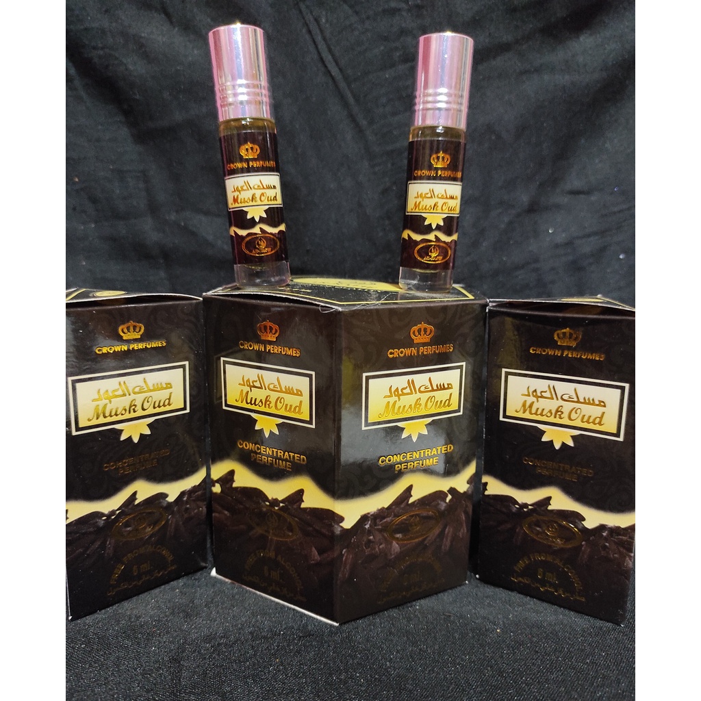 parfum arrafif roll on 6ml  MUSK OUD parfum oles badan pria wanita