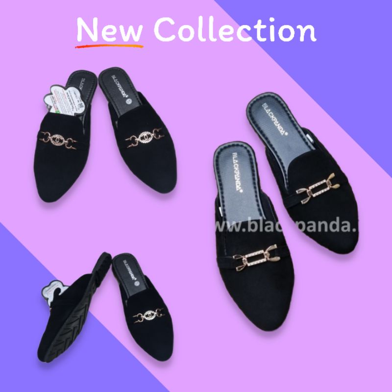Blakpanda Original Sepatu Selop Sandal Selop Teplek Wanita Kekinian