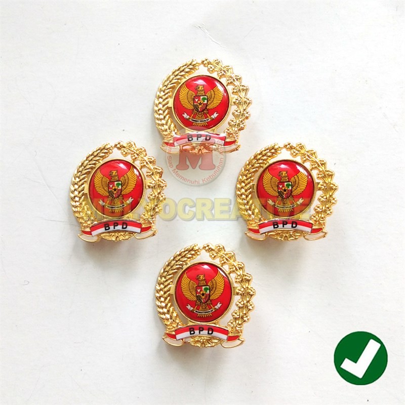 Lencana Garuda BPD - Lencana Atribut Kerja Custom